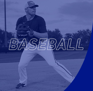 Man pitching baseball