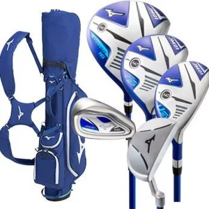 JM01 140 Elite 7 Piece Junior Golf Club Set with Bag for Ages 10-12, Right Hand