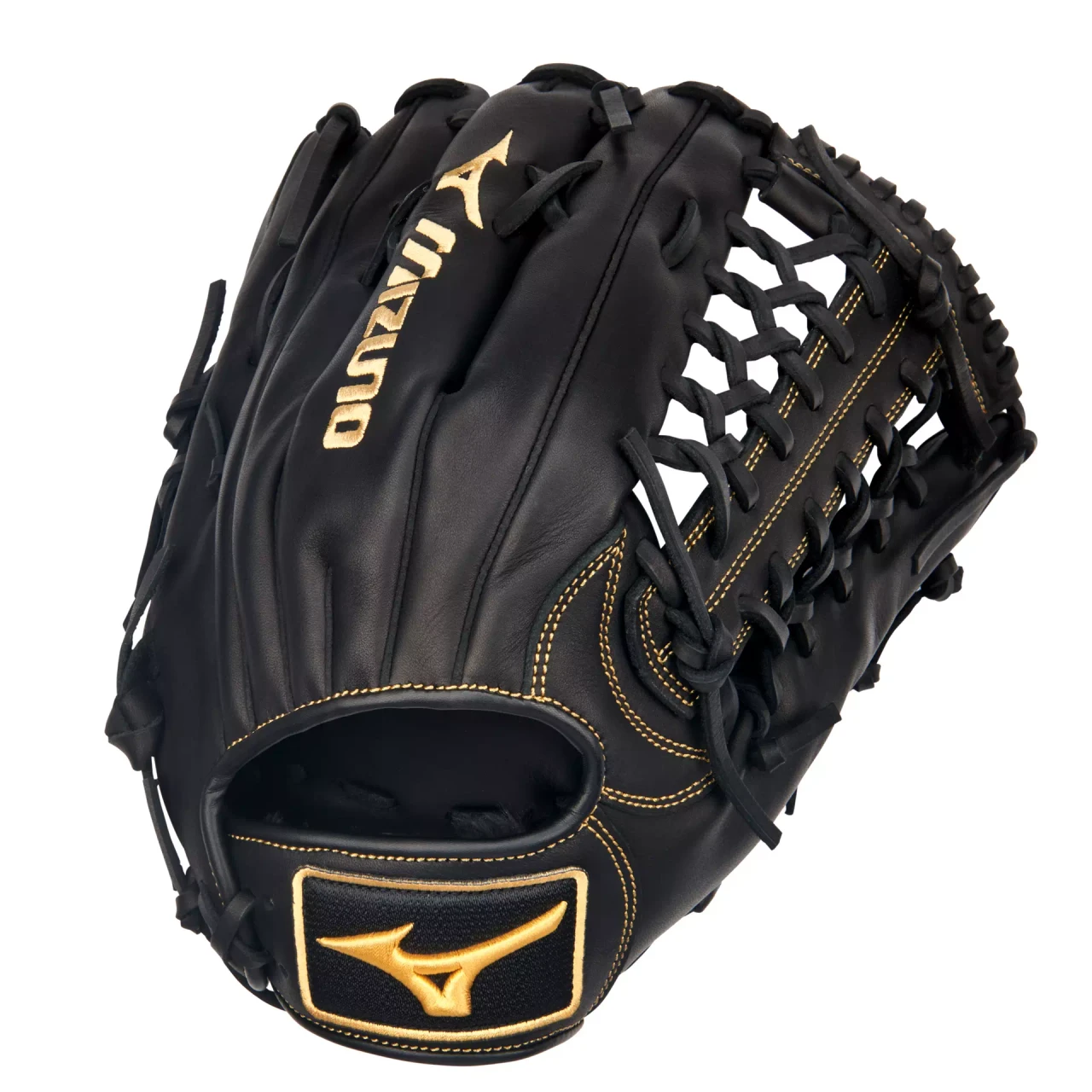 MVP Prime Outfield Baseball Glove 12.75", Black/Almond - Image 2