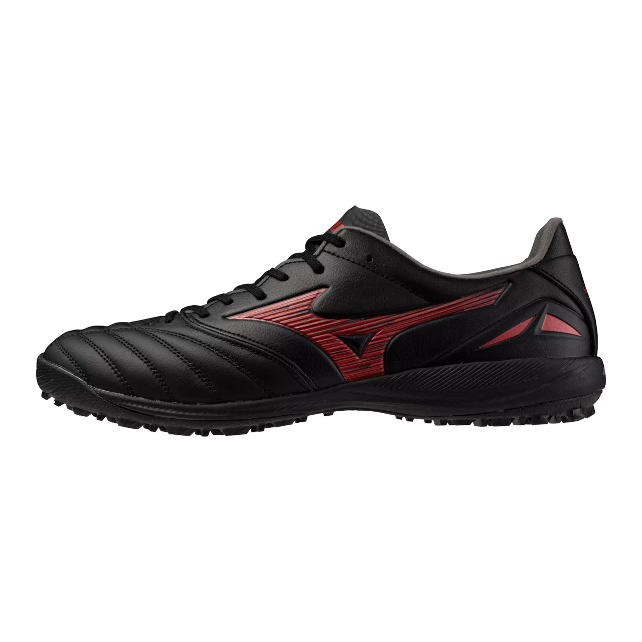 Morelia Neo IV Pro All Surface Turf Soccer Shoe, Black/Red - Image 2